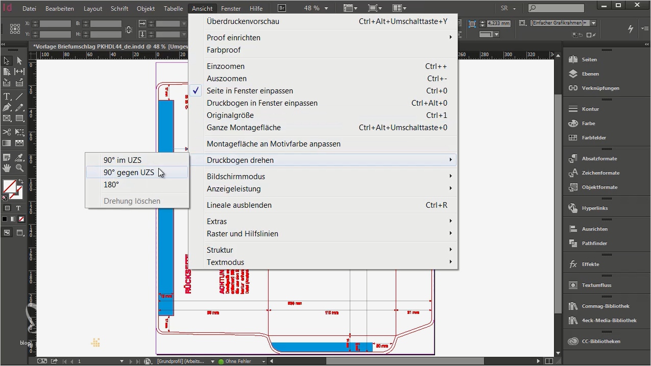 Briefpapier Vorlage Indesign Gut Briefumschlag Gestalten Indesign Video Tutorial