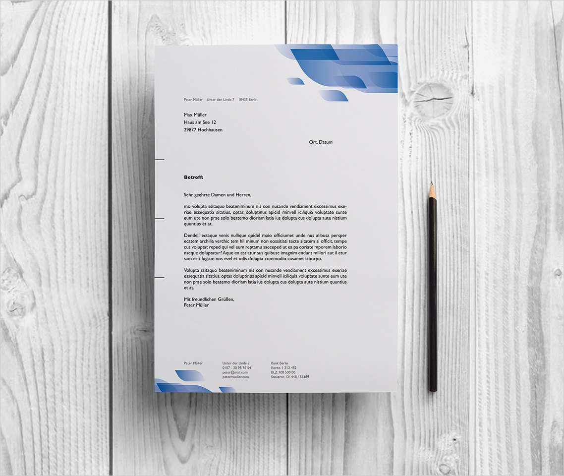 Briefpapier Vorlage Indesign Wunderbar Briefpapier Vorlage „green Breeze“ – Grafikshopper