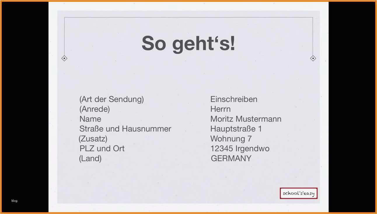 Briefumschlag Adresse Vorlage Angenehm 5 Brief Beschriftung