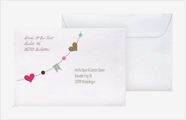 46 Wunderbar Briefumschlag Adresse Vorlage Modelle 2 Briefumschlag bedruckt "Festive"