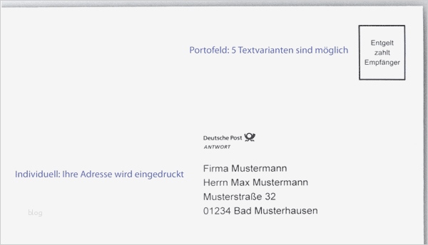 Briefumschlag Adresse Vorlage Inspiration Antwortkuvert Rückumschlag Schnelle Bestellung Hier