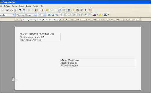 Briefumschlag Adresse Vorlage Luxus Briefumschlag Bedrucken Mit Libre Fice Writer 2 5
