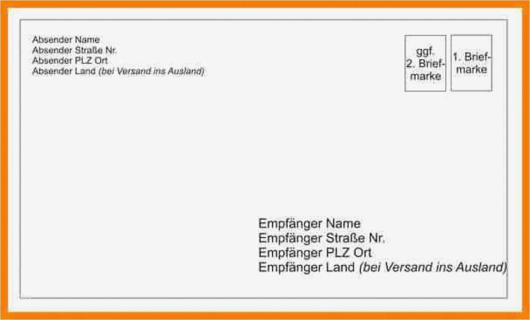 Briefumschlag Adresse Vorlage Schönste 15 Din4 Umschlag Beschriften