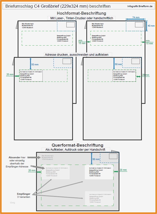 Briefumschlag Beschriften Vorlage Erstaunlich 5 Beschriftung Briefumschlag