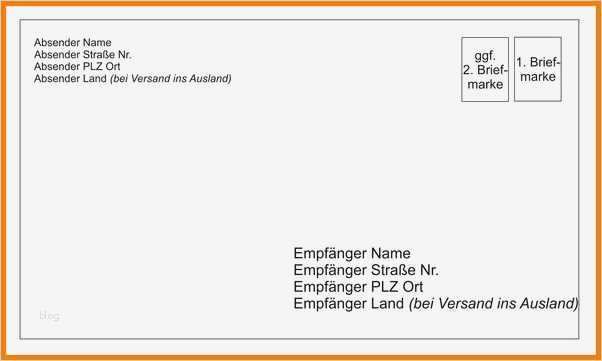 Briefumschlag Beschriften Vorlage Kostenlos Erstaunlich 6 Briefumschlag Muster