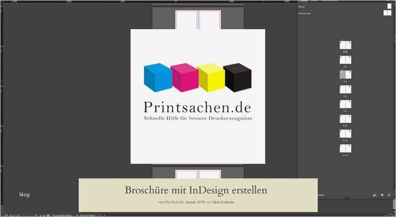 Broschüre Erstellen Vorlage Wunderbar Broschüre Mit Indesign Erstellen Printsachen