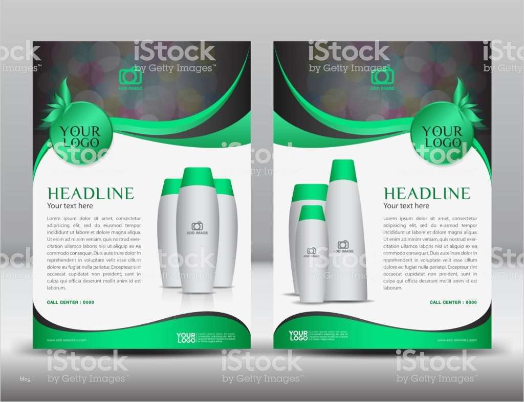 Broschüre Vorlage Genial Business Broschüre Flyer Vorlage Vektor Für Kosmetik