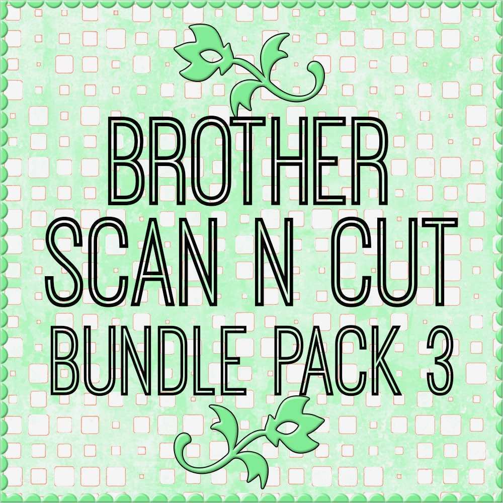 Brother Scanncut Vorlagen Bewundernswert Brother Scan N Cut Bundle Pack 3