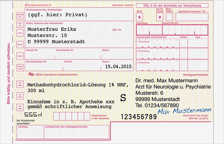 Btm Dokumentation Vorlage Schön Substitutionstherapie Deutschesapothekenportal
