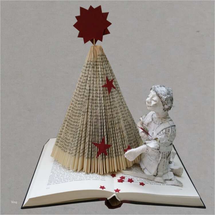 Buch Falten Vorlage Inspiration Diy Weihnachtsbaum Aus Buch Falten Handmade Kultur