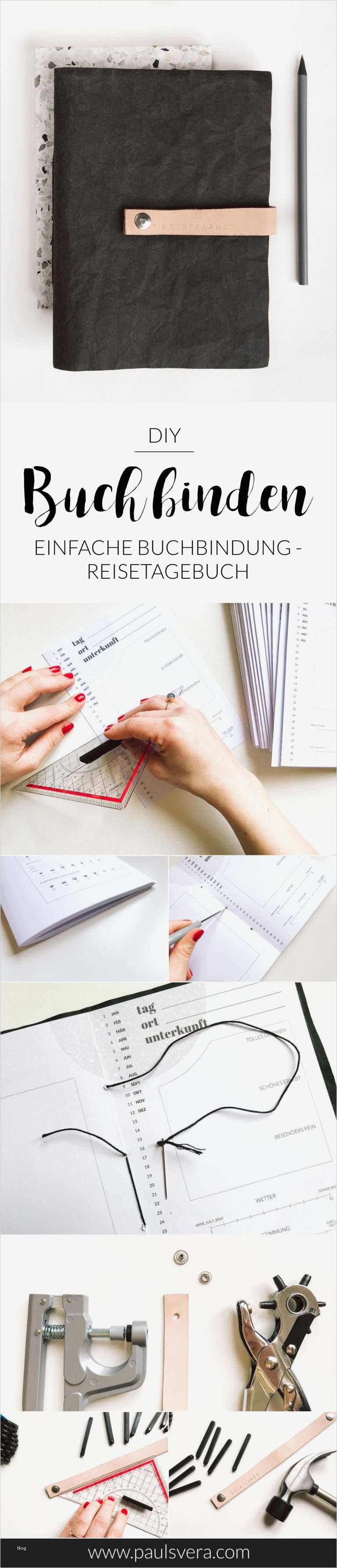 Buch Falten Vorlage Selber Machen Wunderbar Diy Reisetage Buch Selber Binden