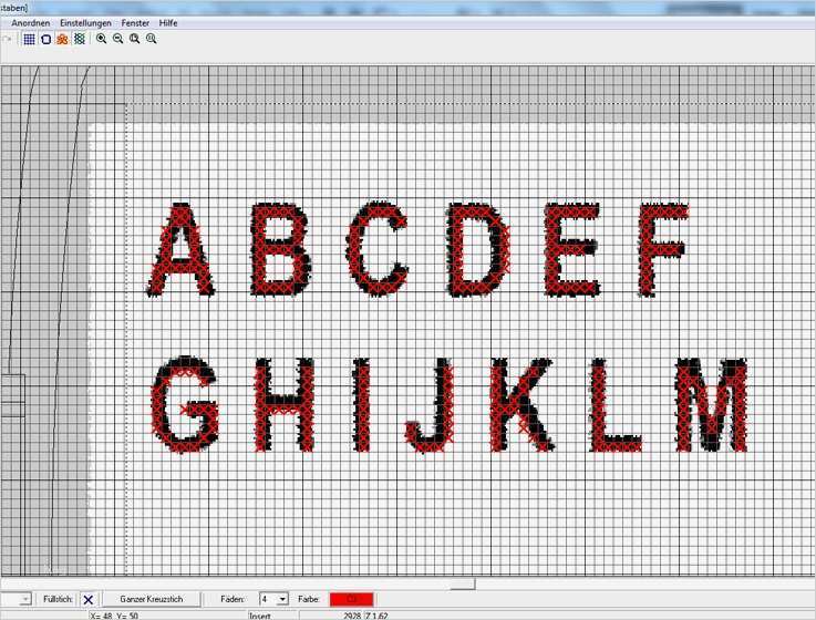 Buchstaben Nähen Vorlage Kostenlos Angenehm Das Kreuzstichprogramm – Teil 8 Buchstaben über Buchstaben