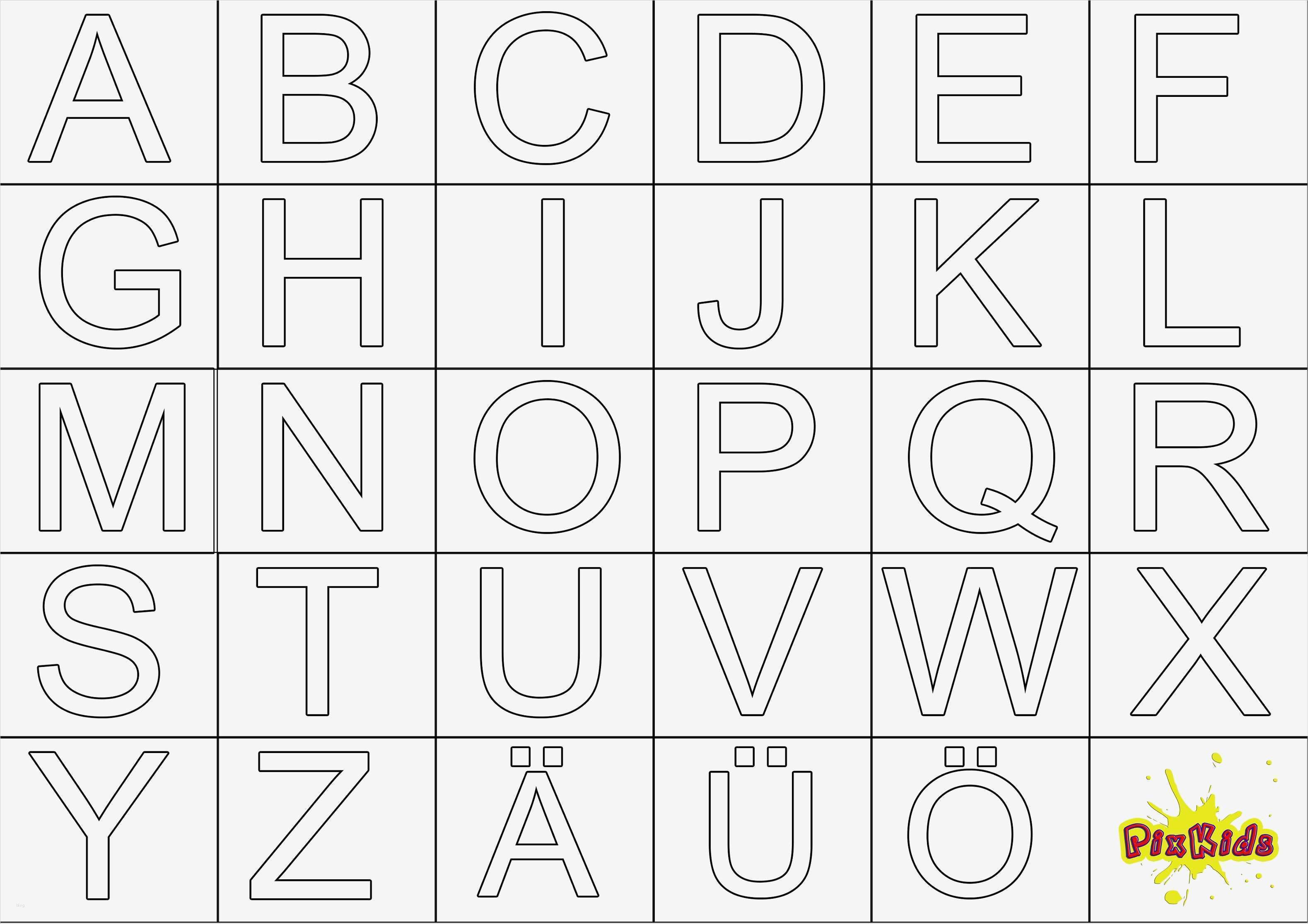 Buchstaben Vorlagen A4 Luxus Ausmalbild Abc Kostenlose Malvorlagen