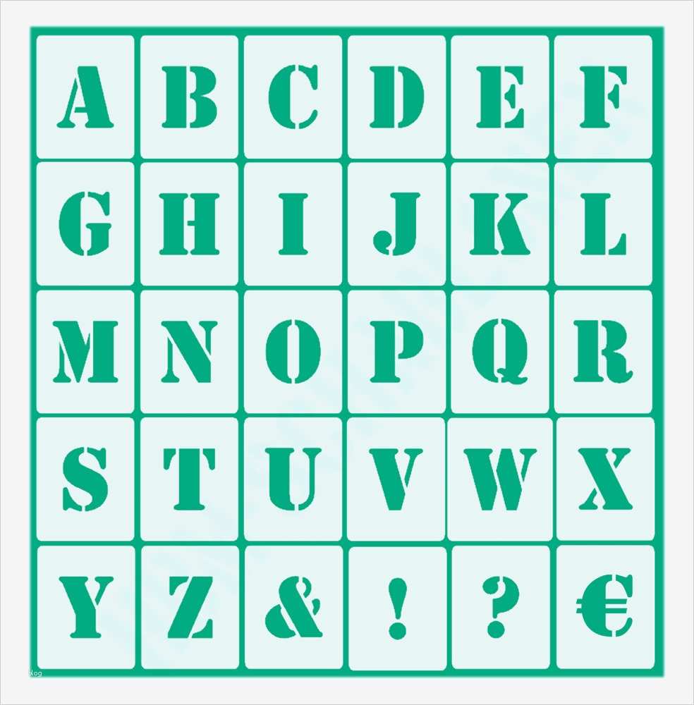 Buchstaben Vorlagen Kostenlos Genial Einzelne Buchstaben 7cm Hoch Abc Wand Mal Textil