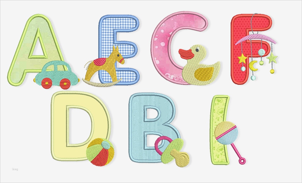 Buchstaben Vorlagen Zum Nähen Erstaunlich Baby Alphabet Das I Mit Rassel › Bernina Blog