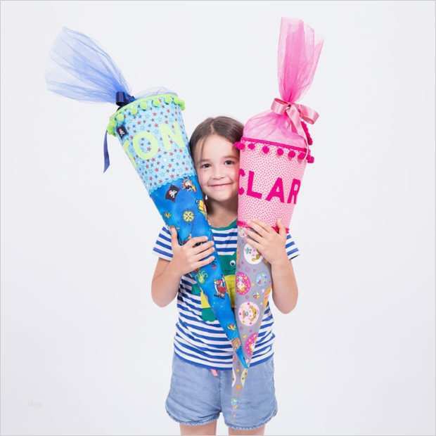 Buchstaben Vorlagen Zum Nähen Hübsch Eine Schultüte Mit Applikationen Nähen