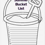 Bucket List Vorlage Großartig 8 Best Of Summer Bucket List Printable Template
