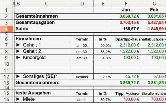 Budget Gastronomie Vorlage Einzigartig Excel Haushaltsbuch Download – Giga