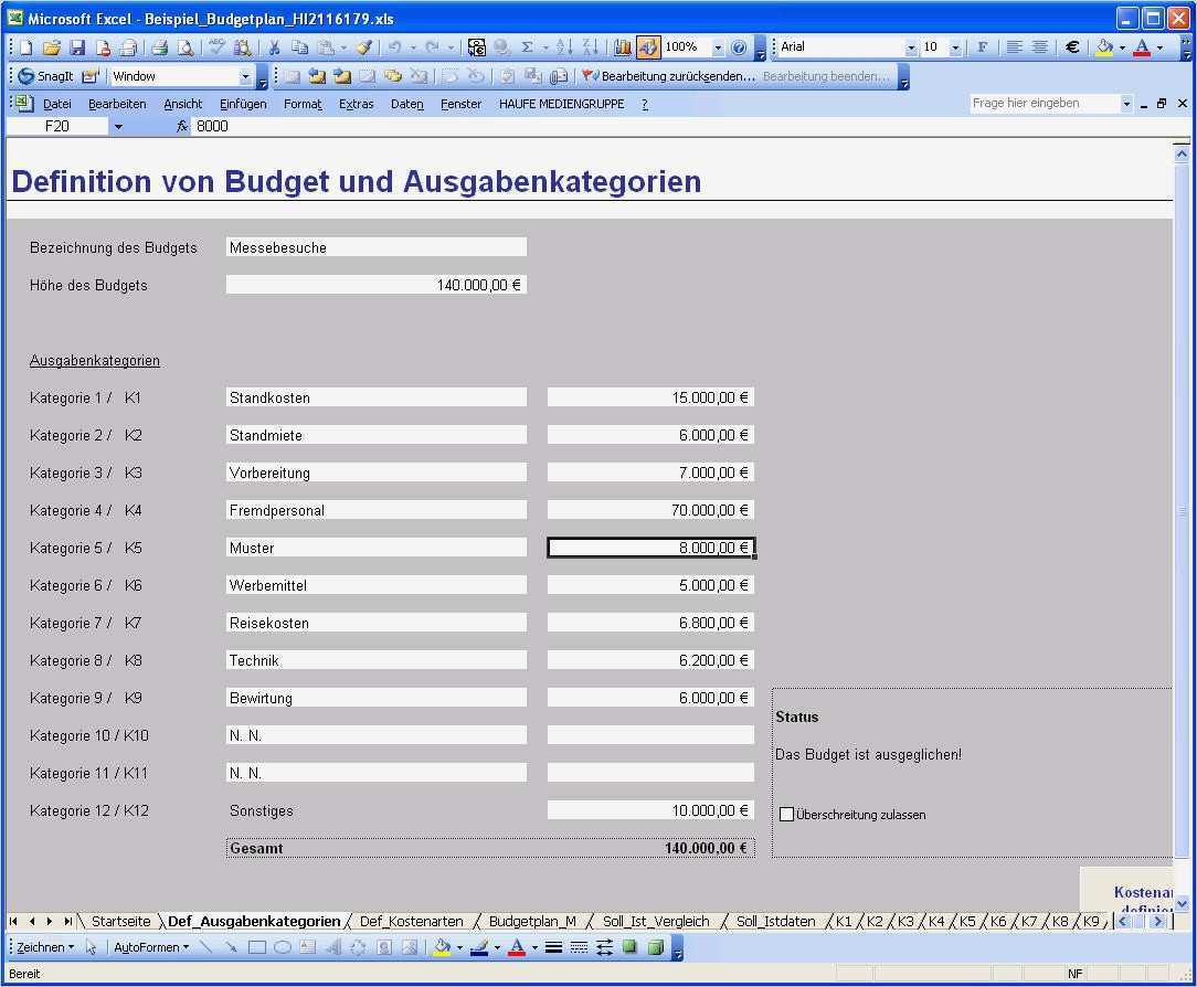 Budgetplanung Marketing Vorlage Angenehm Bud Planung Excel Vorlage – Excelvorlagen