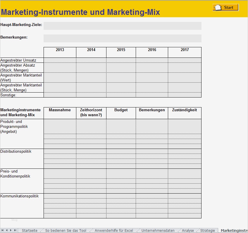 Budgetplanung Marketing Vorlage Angenehm Marketingplan Erstellen Excel Vorlage Zum Download