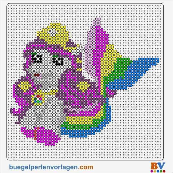 Bügelperlen Einhorn Vorlage Erstaunlich 91 Besten Bügelperlen Vorlagen Bilder Auf Pinterest