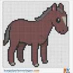Bügelperlen Einhorn Vorlage Großartig Bügelperlen Vorlage Pferd …