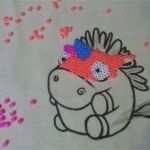 Bügelperlen Einhorn Vorlage Luxus Rosaglitzerschleifchen Oktober 2013