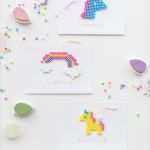 Bügelperlen Einhorn Vorlage Schönste Diy Einhorn Einladung Mit Bügelperlen Fräulein K Sagt