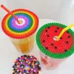 Bügelperlen Set Mit Vorlagen Bewundernswert Kinderdrinks Brauchen Eine Glasabdeckung Aus Bügelperlen