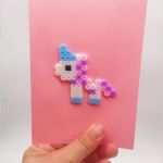 Bügelperlen Set Mit Vorlagen Erstaunlich Karten Basteln Mit Bügelperlen Vorlagen