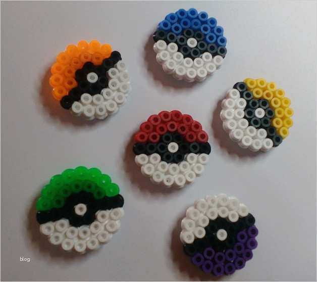 Bügelperlen Set Mit Vorlagen Erstaunlich Kühlschrankmagnete 6er Set Kühlschrankmagnet Pokeball