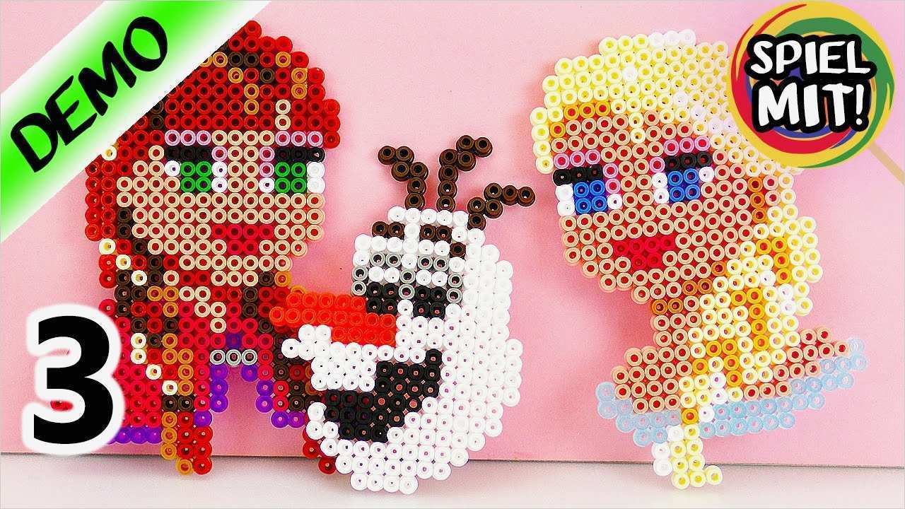 Frozen Die Eiskönigin Bügelperlen