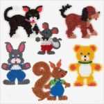 Bügelperlen Set Mit Vorlagen Inspiration Hama Midi Bügelperlen Stiftplatten Set Pets Mit