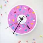 Bügelperlen Set Mit Vorlagen Süß Donut Uhr Aus Bügelperlen – Trytrytry