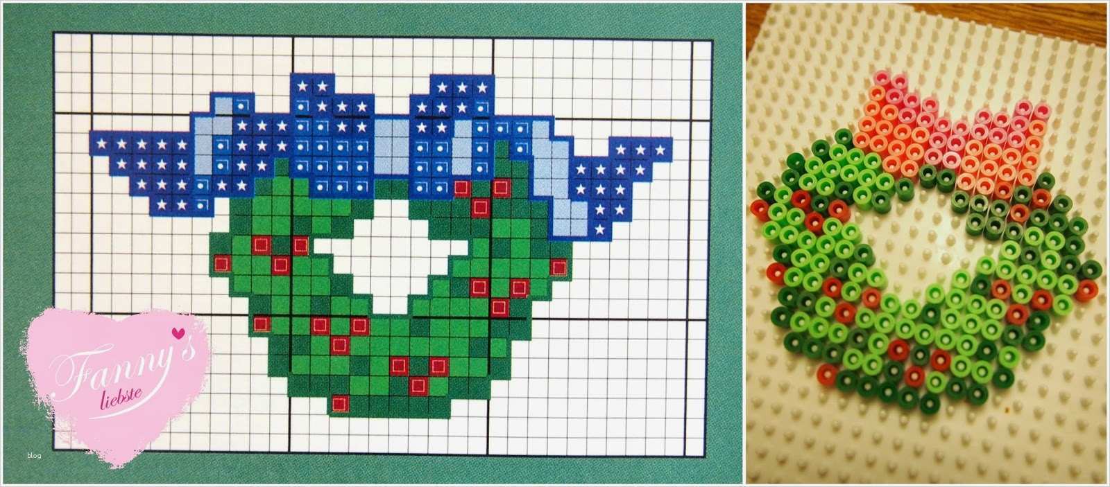 Bügelperlen Stern Vorlagen Genial Weihnachtsgeschenkidee Nr 7 ♥ Weihnachtliche Bügelperlen