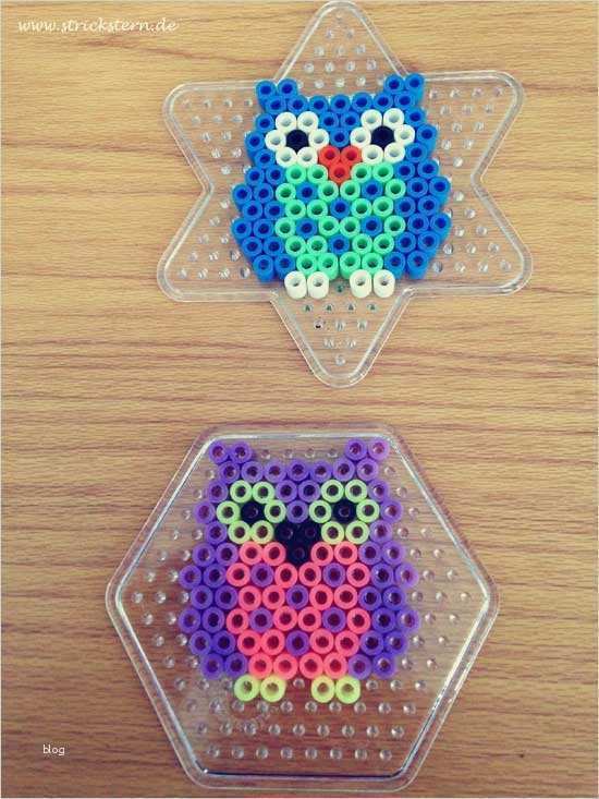 Bügelperlen Stern Vorlagen Hübsch Bügelperlen Eule Vorlage Für Schlüsselanhänger Strickstern