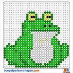 Bügelperlen Tiere Vorlagen Cool Frosch Bügelperlen Vorlage Bügelperlenbilder