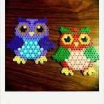 Bügelperlen Vorlagen Eule Erstaunlich Eule Aus Bügelperlen Basteln Kids Pinterest