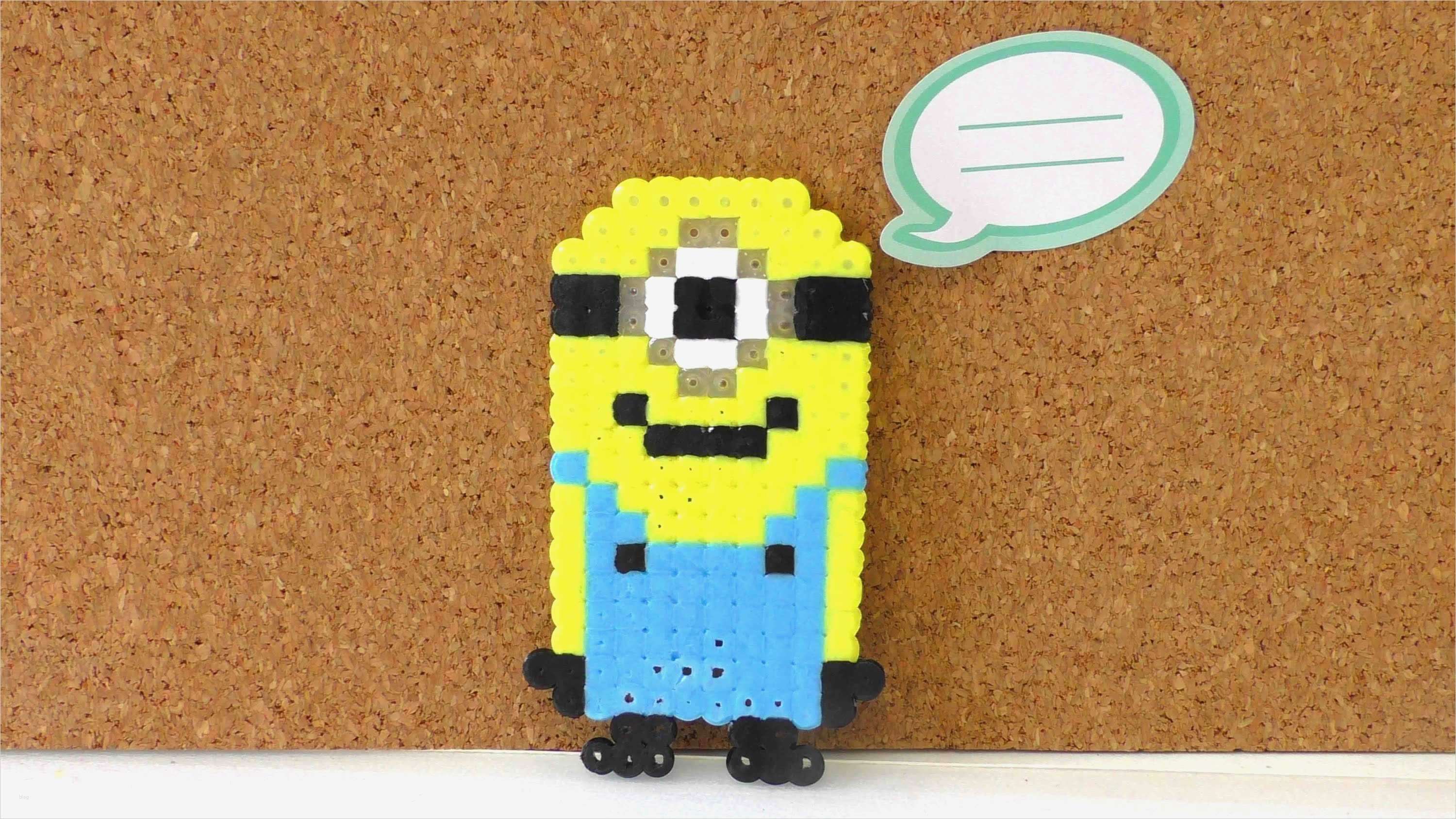 Bügelperlen Vorlagen Selber Machen Elegant Minion Aus Bügelperlen Ganz Einfach Selber Machen so