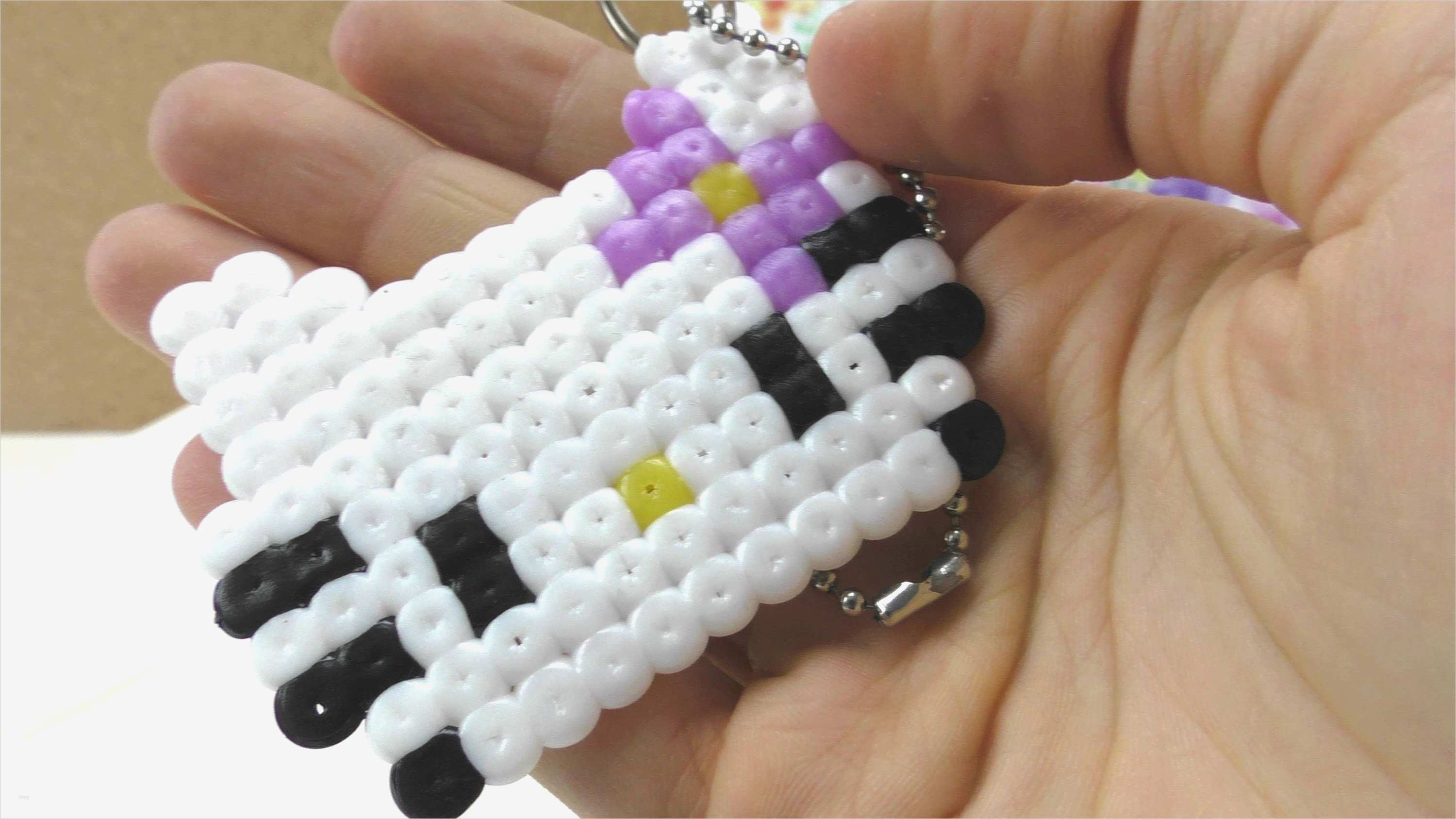Bügelperlen Vorlagen Selber Machen Neu Hello Kitty Aus Bügelperlen Basteln Anhänger Selber