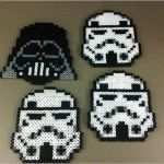 Bügelperlen Vorlagen Star Wars Angenehm Star Wars Perler Bead Coaster Set