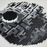 Bügelperlen Vorlagen Star Wars Erstaunlich todesstern Star Wars Pixel Art Deko Bügelperlen