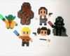 Bügelperlen Vorlagen Star Wars Schön Kühlschrankmagnete Star Wars Bügelperlen 6 Figuren