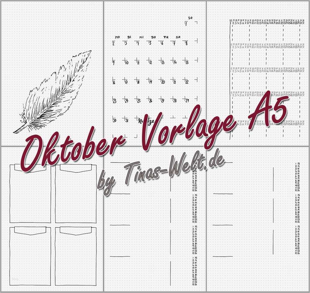 Bullet Journal Vorlage Cool Bullet Journal Oktober Vorlage Printable