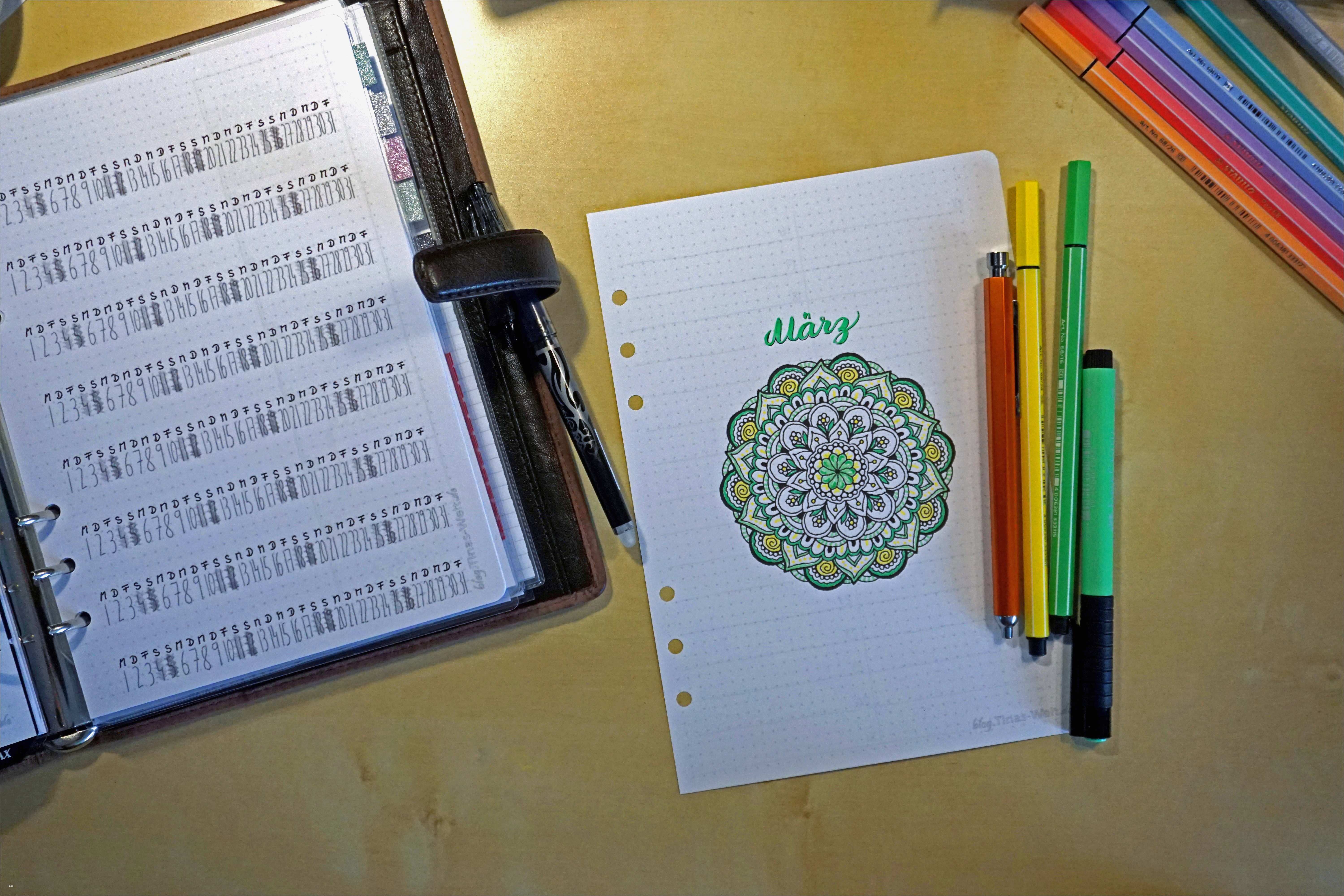 Bullet Journal Vorlage Erstaunlich Bullet Journal Filofax Vorlage A5 – März 2017 Printable