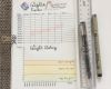 Bullet Journal Vorlage Schön Bullet Journal Bujo Weight &amp; Measurement Tracker with