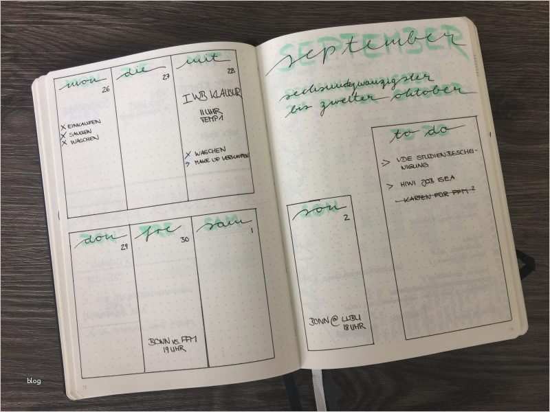 Bullet Journal Vorlage Wunderbar Bullet Journal Vs Klassischer Kalender Darum ist Das