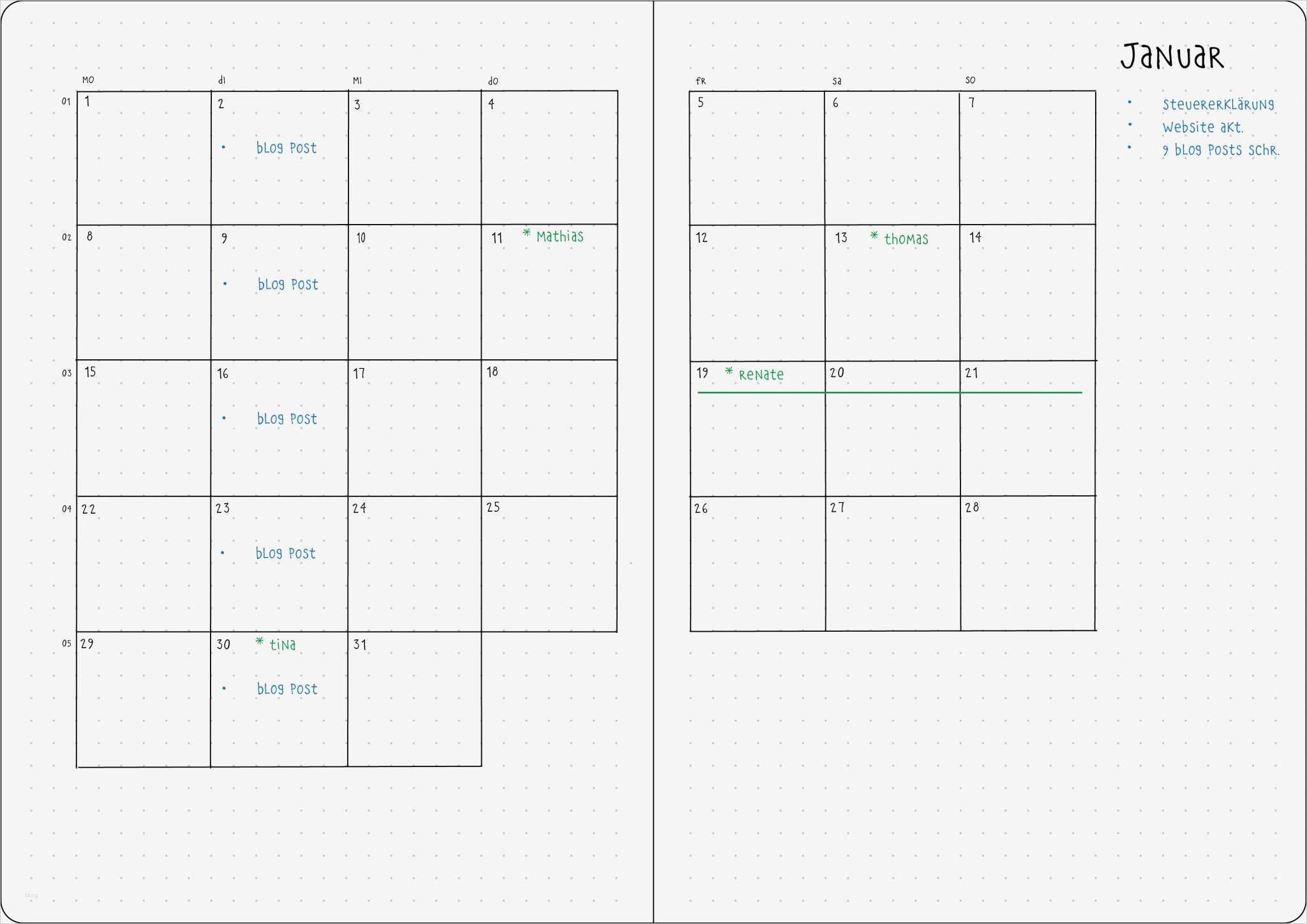 Bullet Journal Vorlagen Zum Ausdrucken Fabelhaft Bullet Journal – Sehr Viel Mehr Als Ein Simples Notizbuch