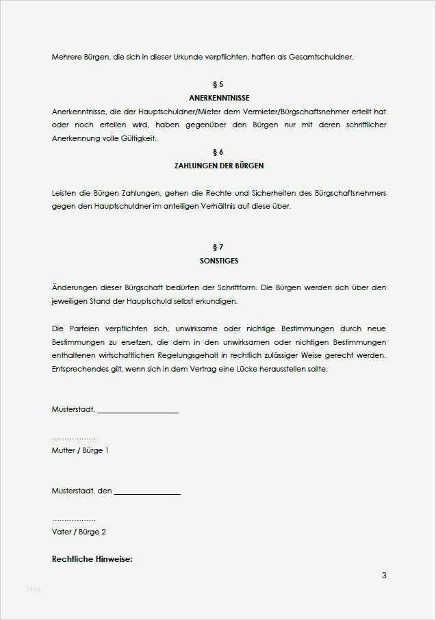 Bürgschaft Vorlage Pdf Inspiration Bürgschaft Vorlage Pdf – Vorlagen Kostenlos