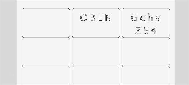 Büroline Etiketten Vorlagen Luxus Einpass Vorlage Adresse Etiketten Geha Z54 Für sonstiges